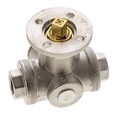 G3/8'' 3-Way L-port Ball Valve Brass ISO-Top 40bar - BL3BAL