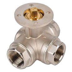 G1-1/4'' 3-Way T-port Ball Valve Brass ISO-Top 40bar - BL3BAT