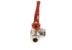 G1'' 3-way T-port Ball Valve Brass PTFE/NBR 45 bar - BL3BM