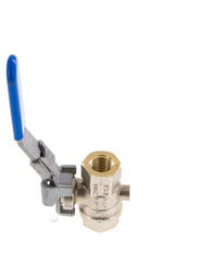 G 1/4 inch Vented Brass Ball Valve