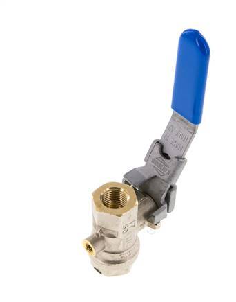 G 1/4 inch Vented Brass Ball Valve