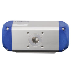 G1'' 3-Way T-port Stainless Steel Pneumatic Ball Valve Spring Open - BL3SA