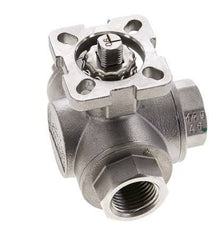 G1/2'' L-port 3-Way Stainless Steel Ball Valve ISO-Top 63bar - BL3SA