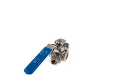 G 1/2 inch 3-Way L-port Stainless Steel Ball Valve