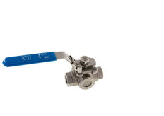 G 1/2 inch 3-Way L-port Stainless Steel Ball Valve