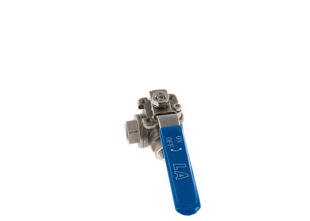 G 1/2 inch 3-Way T-port Stainless Steel Ball Valve