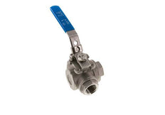 G 3/4 inch 3-Way T-port Stainless Steel Ball Valve