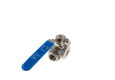 G 1 inch 3-Way T-port Stainless Steel Ball Valve