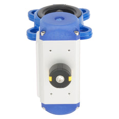 DN32 (1-1/4 inch) Wafer Pneumatic Butterfly Valve GGG40-Stainless Steel-NBR Double Acting - BFLW