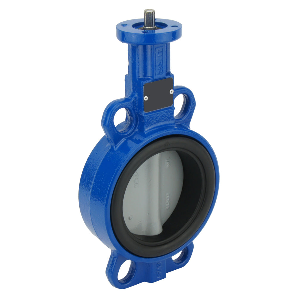 DN50 (2 inch) Wafer Pneumatic Butterfly Valve GGG40-Stainless Steel-FKM Spring Closed - BFLW