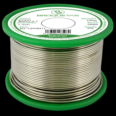 1.0 mm Lead-Free Solder with Rosin Flux Core Broquetas