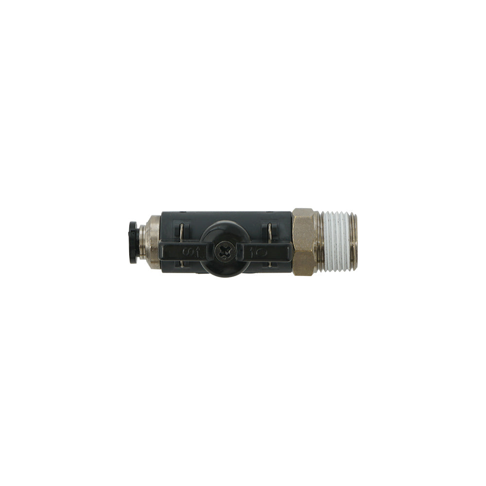 8mm - R3/8" Straight 2-Way Ball Valve Series 20