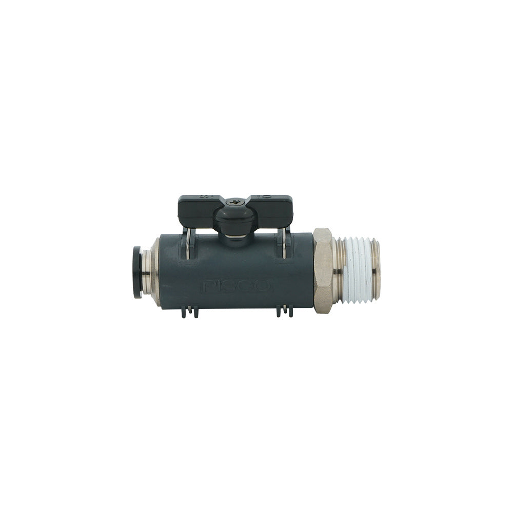 12mm - R1/4" Straight 2-Way Ball Valve Series 60