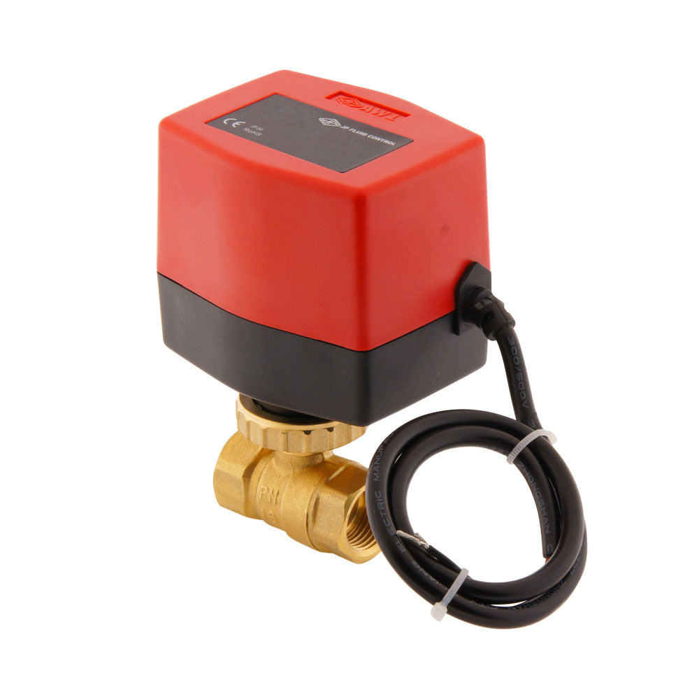 Electrical Ball Valve BW2 1/2'' 2-way 120V AC 3-point