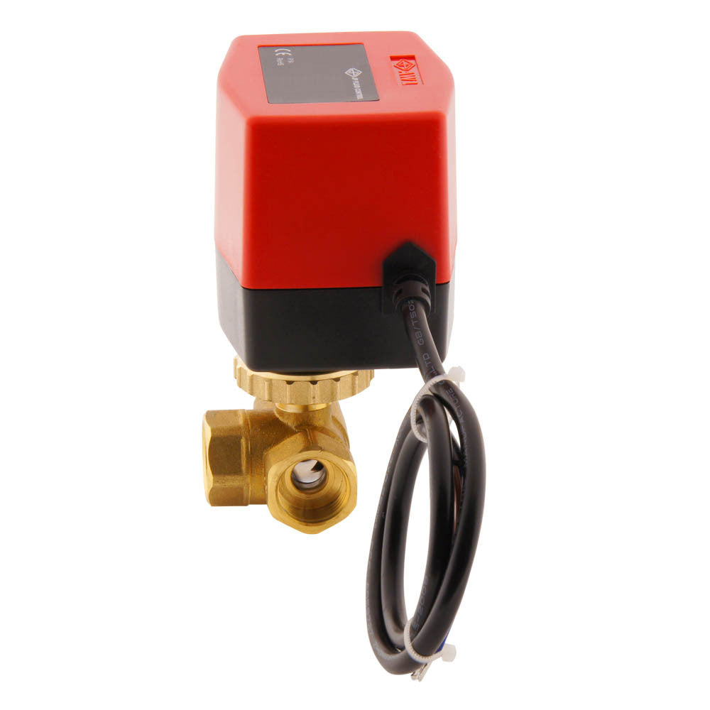 Electrical Ball Valve BW3 1/2'' 3-way 24V DC relay