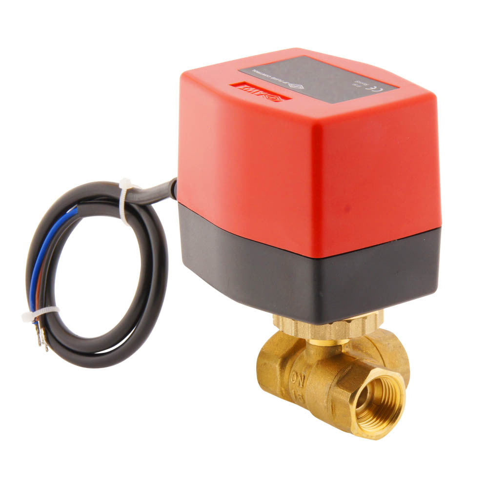 Electrical Ball Valve BW3 1/2'' 3-way 230V AC relay