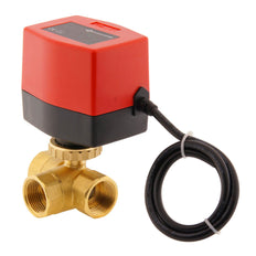 Electrical Ball Valve BW3 3/4'' 3-way 120V AC 3-point