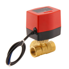 Electrical Ball Valve BW3 3/4'' 3-way 12V DC relay