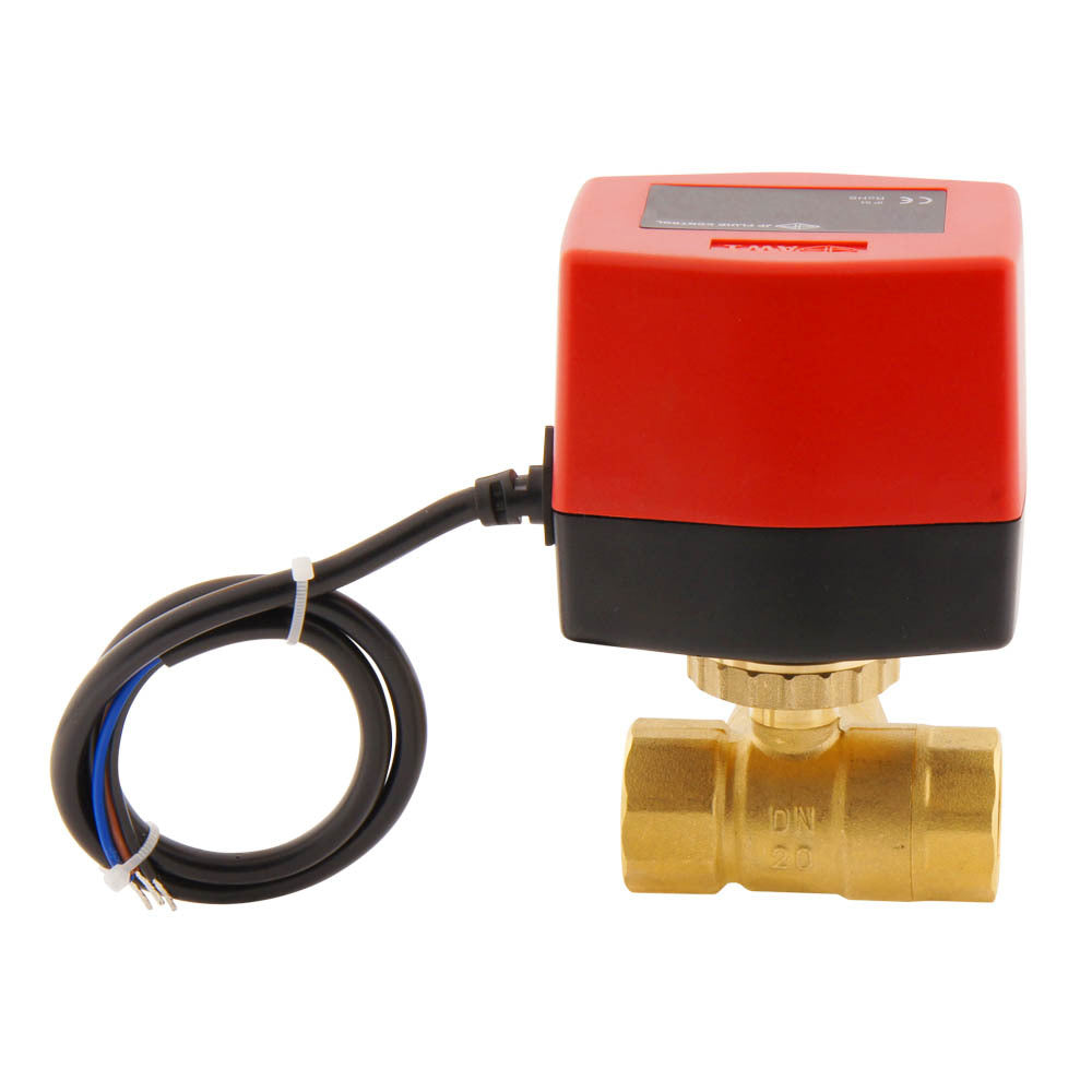 Electrical Ball Valve BW3 3/4'' 3-way 120V AC 3-point