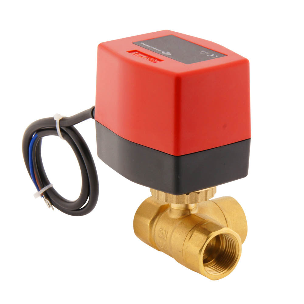 Electrical Ball Valve BW3 3/4'' 3-way 120V AC 3-point
