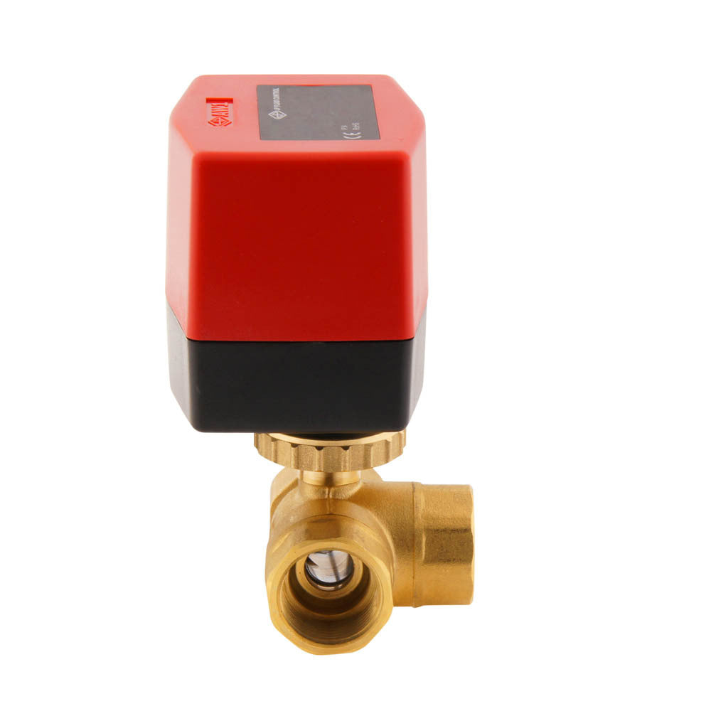 Electrical Ball Valve BW3 3/4'' 3-way 24V AC relay