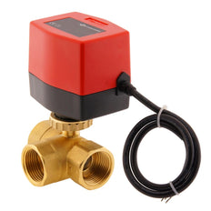 Electrical Ball Valve BW3 1'' 3-way 120V AC relay