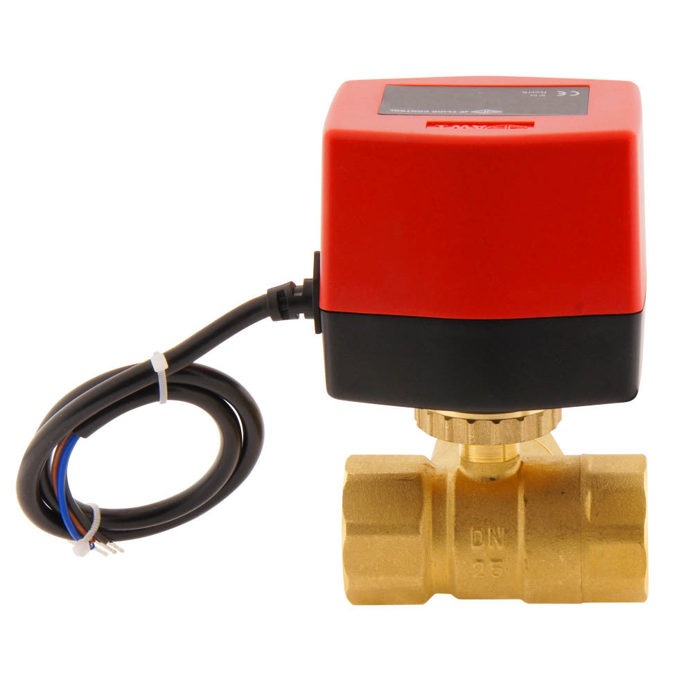 Electrical Ball Valve BW3 1'' 3-way 24V AC relay