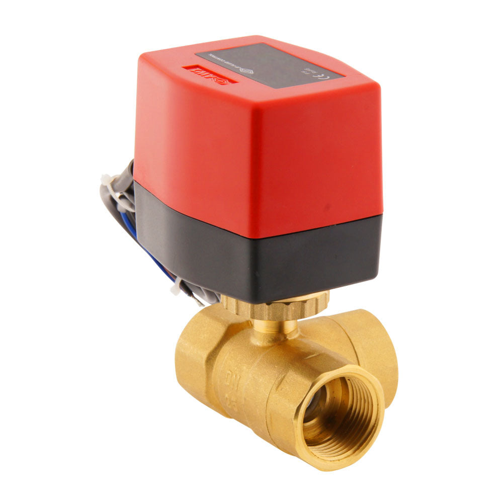 Electrical Ball Valve BW3 1'' 3-way 120V AC 3-point