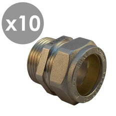 G3/4''x15mm Compression Fitting WRAS [10 pieces]