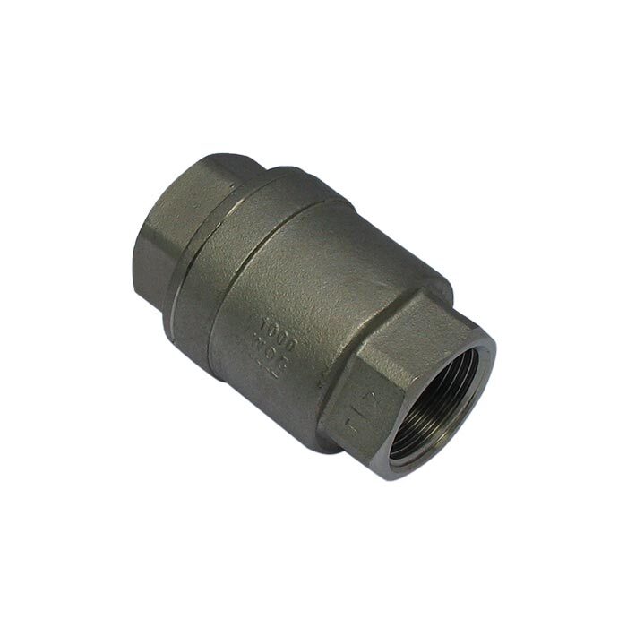 655 - G1'' Check Valve Stainless Steel PTFE F/F 64bar