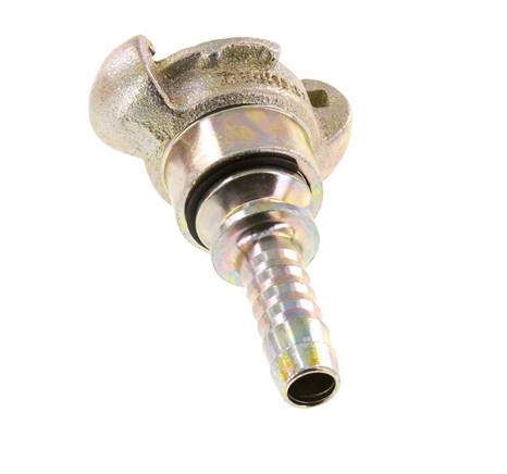 Cast Iron DN 10 DIN 3489 Twist Claw Coupling 25 mm (1'') Hose Barb Rotary Collar