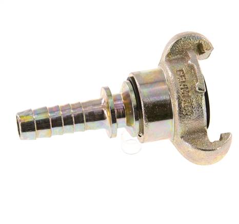 Cast Iron DN 10 DIN 3489 Twist Claw Coupling 25 mm (1'') Hose Barb Rotary Collar