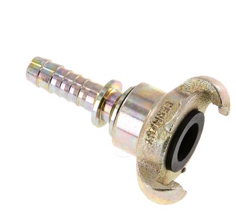 Cast Iron DN 10 DIN 3489 Twist Claw Coupling 25 mm (1'') Hose Barb Rotary Collar