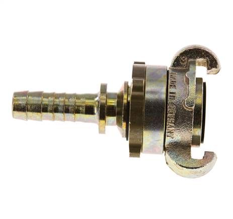 Cast Iron DN 10 DIN 3238 Twist Claw Coupling 13 mm (1/2'') Hose Barb Collar