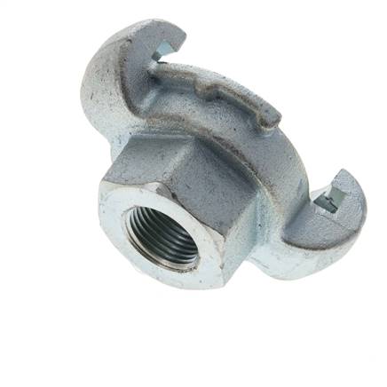Cast Iron DN 15 DIN 3489 Twist Claw Coupling Rp 3/8'' Female