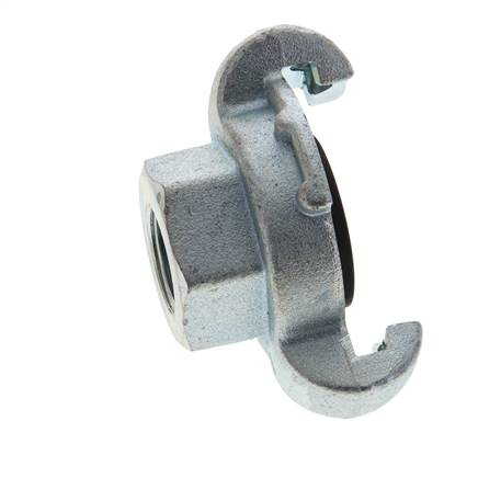 Cast Iron DN 15 DIN 3489 Twist Claw Coupling Rp 3/8'' Female