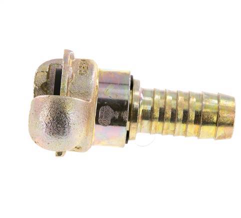 Cast Iron DN 15 DIN 3489 Twist Claw Coupling 19 mm (3/4'') Hose Barb Rotary