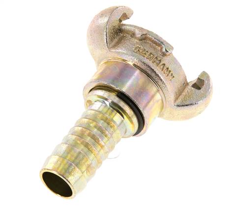 Cast Iron DN 15 DIN 3489 Twist Claw Coupling 19 mm (3/4'') Hose Barb Rotary