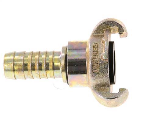 Cast Iron DN 15 DIN 3489 Twist Claw Coupling 19 mm (3/4'') Hose Barb Rotary