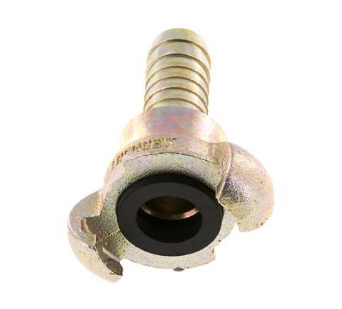 Cast Iron DN 15 DIN 3489 Twist Claw Coupling 19 mm (3/4'') Hose Barb Rotary