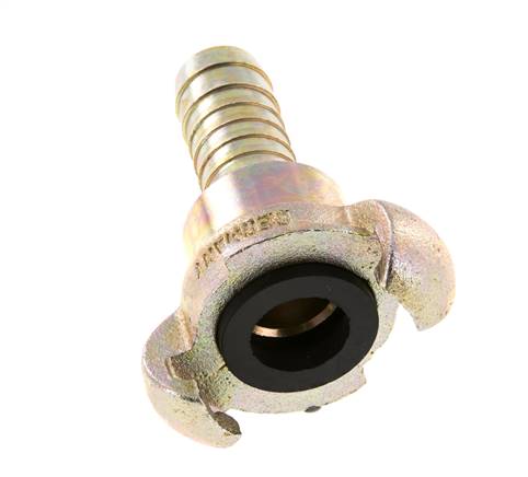 Cast Iron DN 15 DIN 3489 Twist Claw Coupling 19 mm (3/4'') Hose Barb Rotary