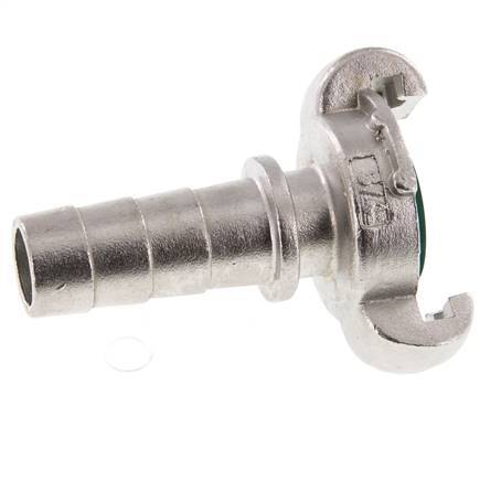 Stainless Steel DN 15 DIN 3489 Twist Claw Coupling 19 mm (3/4'') Hose Barb