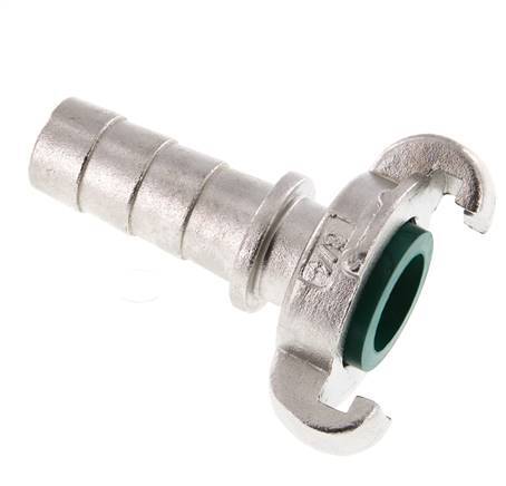 Stainless Steel DN 15 DIN 3489 Twist Claw Coupling 19 mm (3/4'') Hose Barb