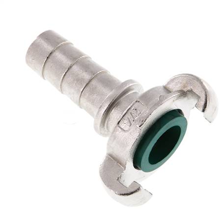 Stainless Steel DN 15 DIN 3489 Twist Claw Coupling 19 mm (3/4'') Hose Barb