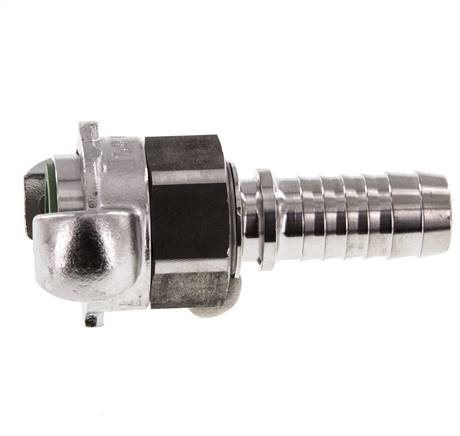 Stainless Steel DN 15 DIN 3238 Twist Claw Coupling 19 mm (3/4'') Hose Barb