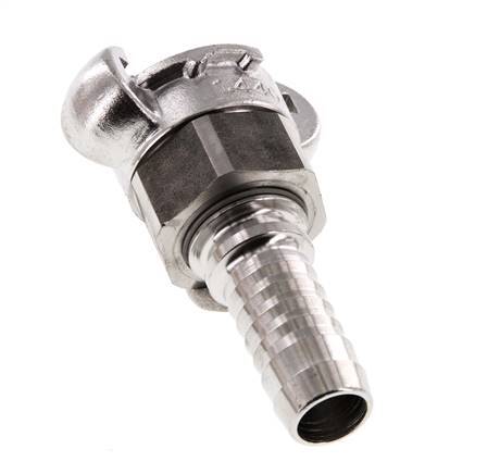 Stainless Steel DN 15 DIN 3238 Twist Claw Coupling 19 mm (3/4'') Hose Barb