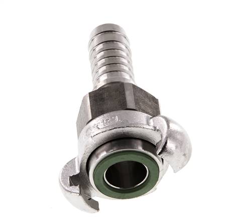 Stainless Steel DN 15 DIN 3238 Twist Claw Coupling 19 mm (3/4'') Hose Barb