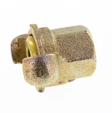 Cast Iron DN 17 DIN 3489 Twist Claw Coupling Rp 1/2'' Female