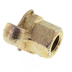 Cast Iron DN 17 DIN 3489 Twist Claw Coupling Rp 1/2'' Female