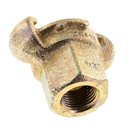 Cast Iron DN 17 DIN 3489 Twist Claw Coupling Rp 1/2'' Female